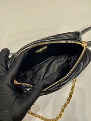 Prada Shoulder Bag Black Leather 1BH197  - 5