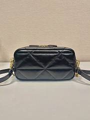 Prada Shoulder Bag Black Leather 1BH197  - 4