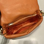 Prada Orange System Nappa Patchwork Shoulder Bag 1BD328 - 6