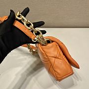 Prada Orange System Nappa Patchwork Shoulder Bag 1BD328 - 2
