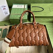Gucci Light Brown GG Matelassé Leather 11302 - 1