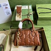 Gucci Mini Light Brown GG Matelassé Leather 11303 - 5