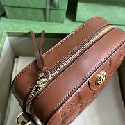 Gucci Small Bag Light Brown GG Matelassé Leather 11304 - 4