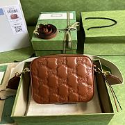 Gucci Small Bag Light Brown GG Matelassé Leather 11304 - 3
