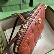 Gucci Shoulder Bag Light Brown GG Matelassé Leather 11305 - 5