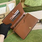 Gucci Small Shoulder Bag Light Brown GG Matelassé Leather 11305 - 5
