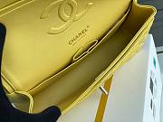 CC Medium Flapbag 25.5 Yellow Caviar Gold Hardware 11327 - 5