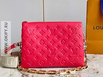 LV Coussin PM 26 Red Pink M57790