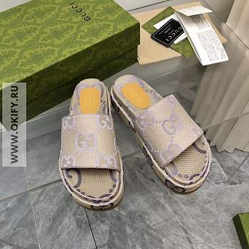 Gucci Angelina Platform Sandals 11342