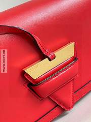 Loewe Barcelona Red Leather Bag 11202 - 2