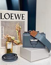 Loewe Barcelona Blue Leather Bag 11204 - 1