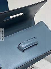 Loewe Barcelona Blue Leather Bag 11204 - 3