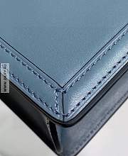 Loewe Barcelona Blue Leather Bag 11204 - 5