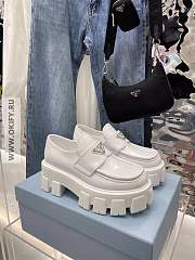 Prada shoes white leather 11361 - 4