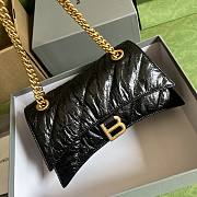 Balenciaga Crush XS Chain Bag Quited Black Leather  - 5