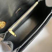 Balenciaga Crush XS Chain Bag Quited Black Leather  - 4