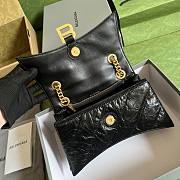 Balenciaga Crush XS Chain Bag Quited Black Leather  - 6