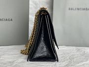 Balenciaga Crush S Chain Bag Black Leather - 6