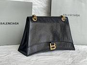 Balenciaga Crush S Chain Bag Black Leather - 3