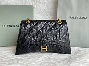 Balenciaga Crush S Chain Bag Quited Black Leather - 1