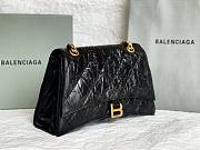 Balenciaga Crush S Chain Bag Quited Black Leather - 4