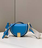 Fendi Moonlight Blue Leather 11373 - 1