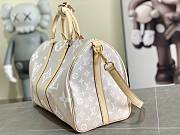 LV Keepall 45 Autres Toiles Monogram in Mist - 3