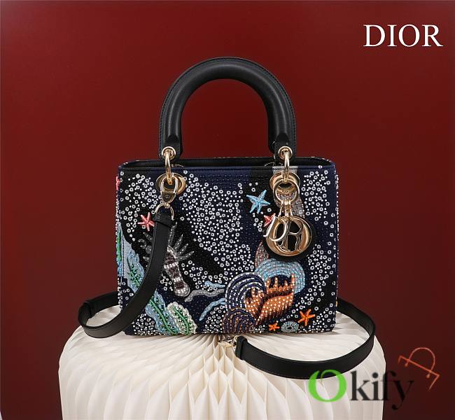 Lady Dior Medium Beads Handmade 11380 - 1