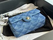 CC Small Flapbag Denim 11388 - 5