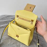Valentino Mini 20 One Stud Yellow Nappa Leather Handbag - 5