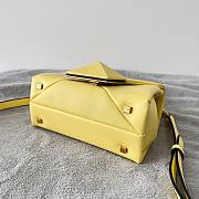 Valentino Mini 20 One Stud Yellow Nappa Leather Handbag - 3