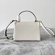 Valentino Mini 20 One Stud White Nappa Leather Handbag - 4