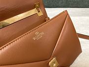 Valentino Mini 20 One Stud Brown Nappa Leather Handbag - 6