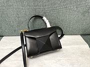 Valentino Mini 20 One Stud Black Nappa Leather Handbag - 1