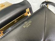 Valentino Mini 20 One Stud Black Nappa Leather Handbag - 4