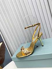 Prada Heels Open Toe Gold 11422 - 5