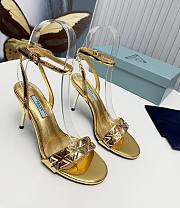 Prada Heels Open Toe Gold 11422 - 1