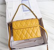 Givenchy Small GV3 Quilted Leather Bag in Yellow - 5