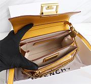 Givenchy Small GV3 Quilted Leather Bag in Yellow - 4