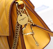 Givenchy Small GV3 Quilted Leather Bag in Yellow - 3