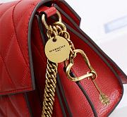Givenchy Small GV3 Quilted Leather Bag in Red - 3