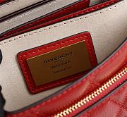 Givenchy Small GV3 Quilted Leather Bag in Red - 2
