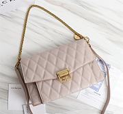 Givenchy Medium GV3 Quilted Leather Bag in Natural Beige - 1