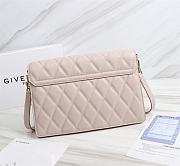 Givenchy Medium GV3 Quilted Leather Bag in Natural Beige - 6