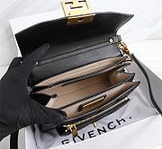 Givenchy Small GV3 Quilted Leather Bag in Black - 2