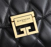 Givenchy Small GV3 Quilted Leather Bag in Black - 6