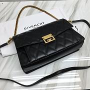 Givenchy Medium GV3 Quilted Leather Bag in Black - 1