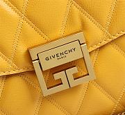 Givenchy Medium GV3 Quilted Leather Bag in Yellow - 5