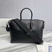 Givenchy Small 33 Antigona Sport Bag in Black Calfskin - 1