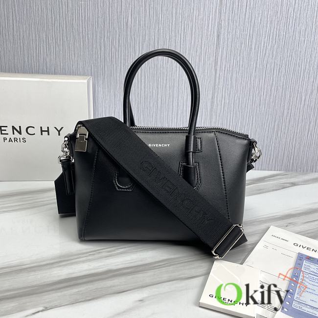 Givenchy Mini 22 Antigona Sport Bag in Black Calfskin - 1